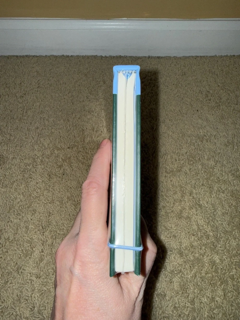 kate spade Dark Green Journal with Light Blue ‘k’